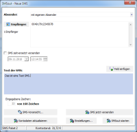 Microsoft Outlook Add-In/PlugIn fr den Versand von Massen-SMS, Einzel-SMS und Serien-SMS